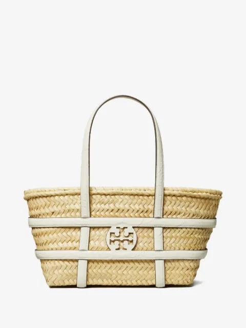 Tory Burch Bolsa tote Ella pequena efeito pele de crocodilo
