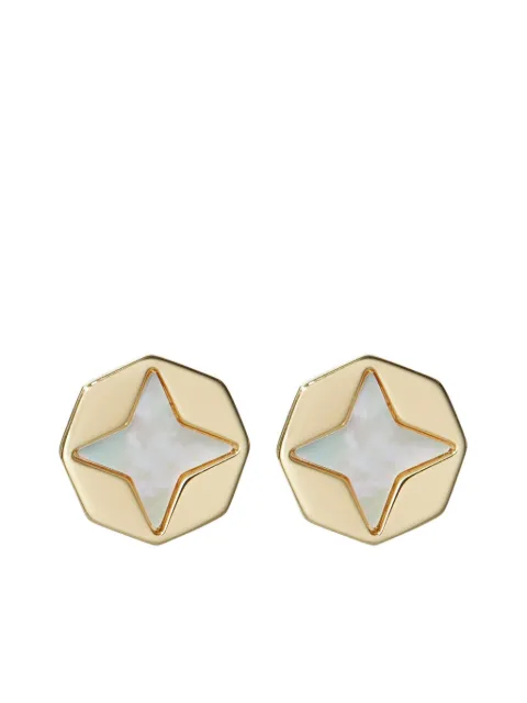 Tory Burch Mother of Pearl stud earrings