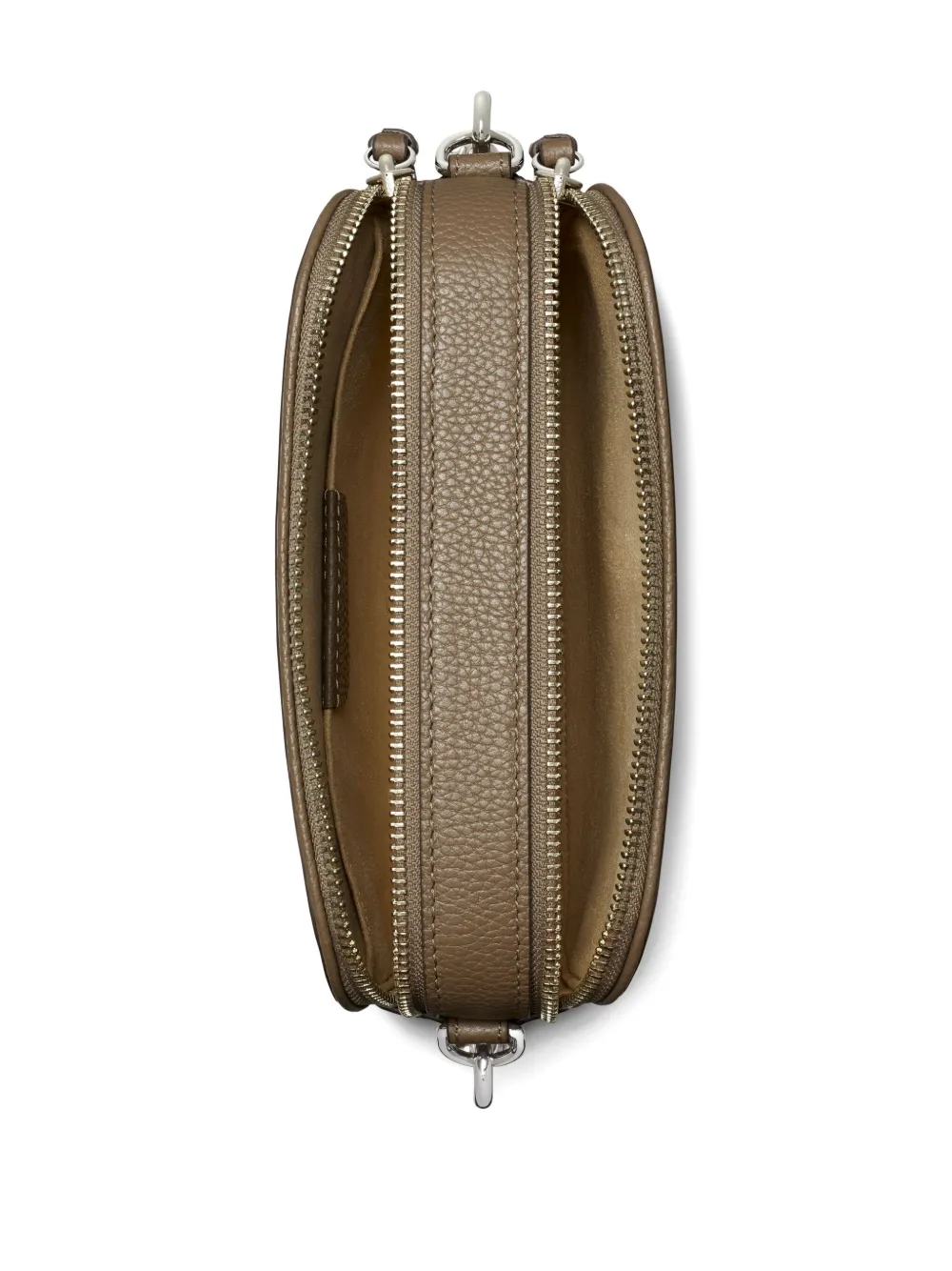 Miller Logo-Embossed Leather Crossbody Bag