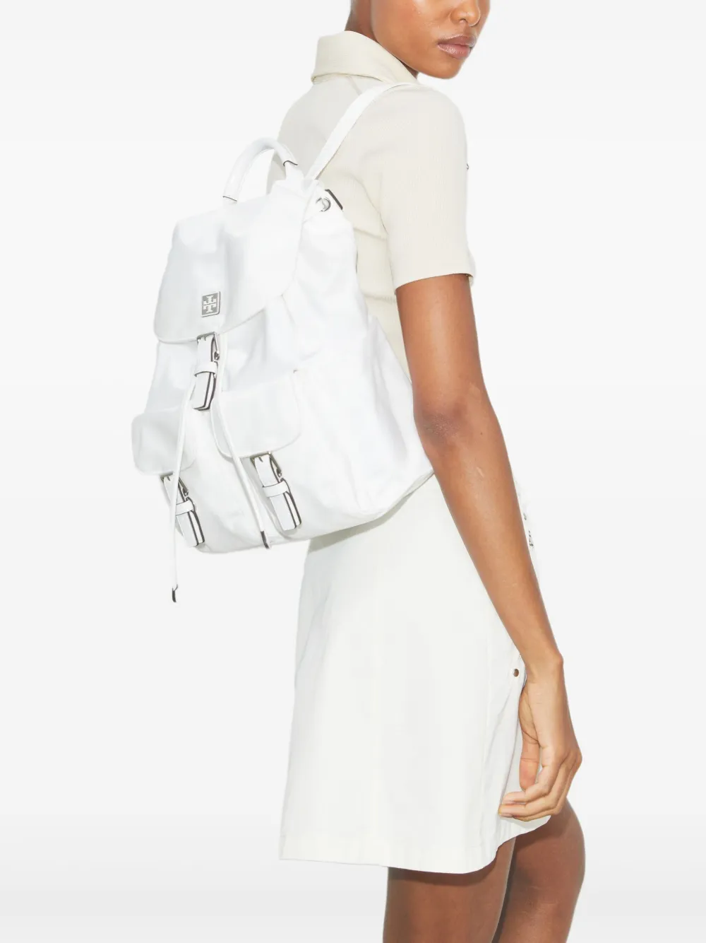 Tory Burch Virginia backpack - Wit