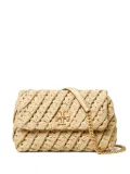 Tory Burch Kira braided straw shoulder bag - Neutrals