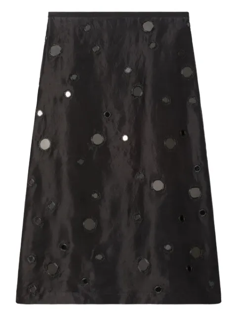 Tory Burch mirror-embellished skirt