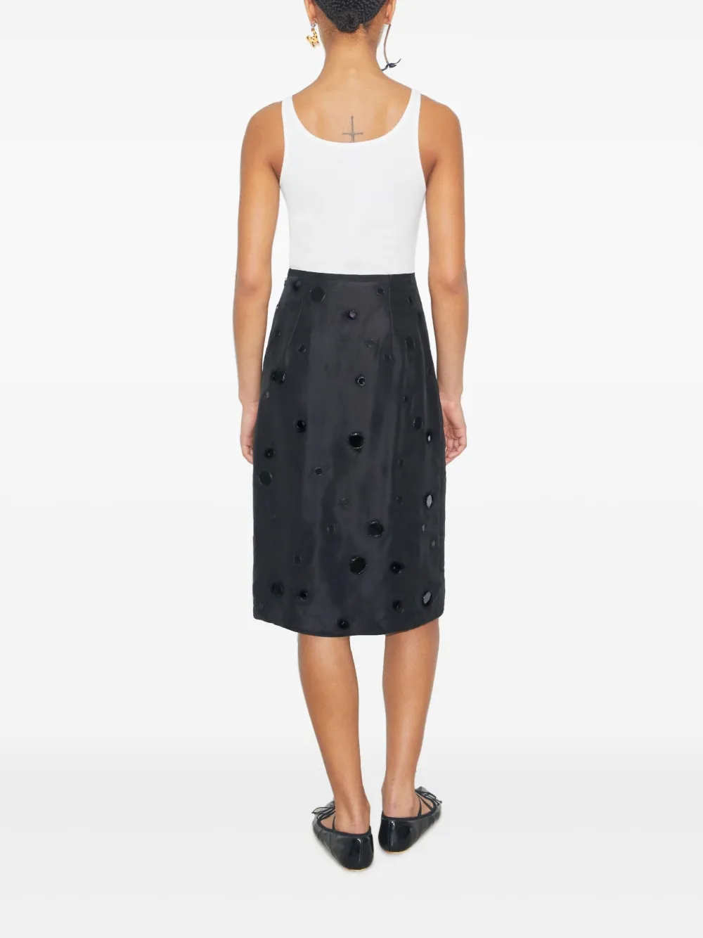 Tory Burch Verfraaide blouse Zwart