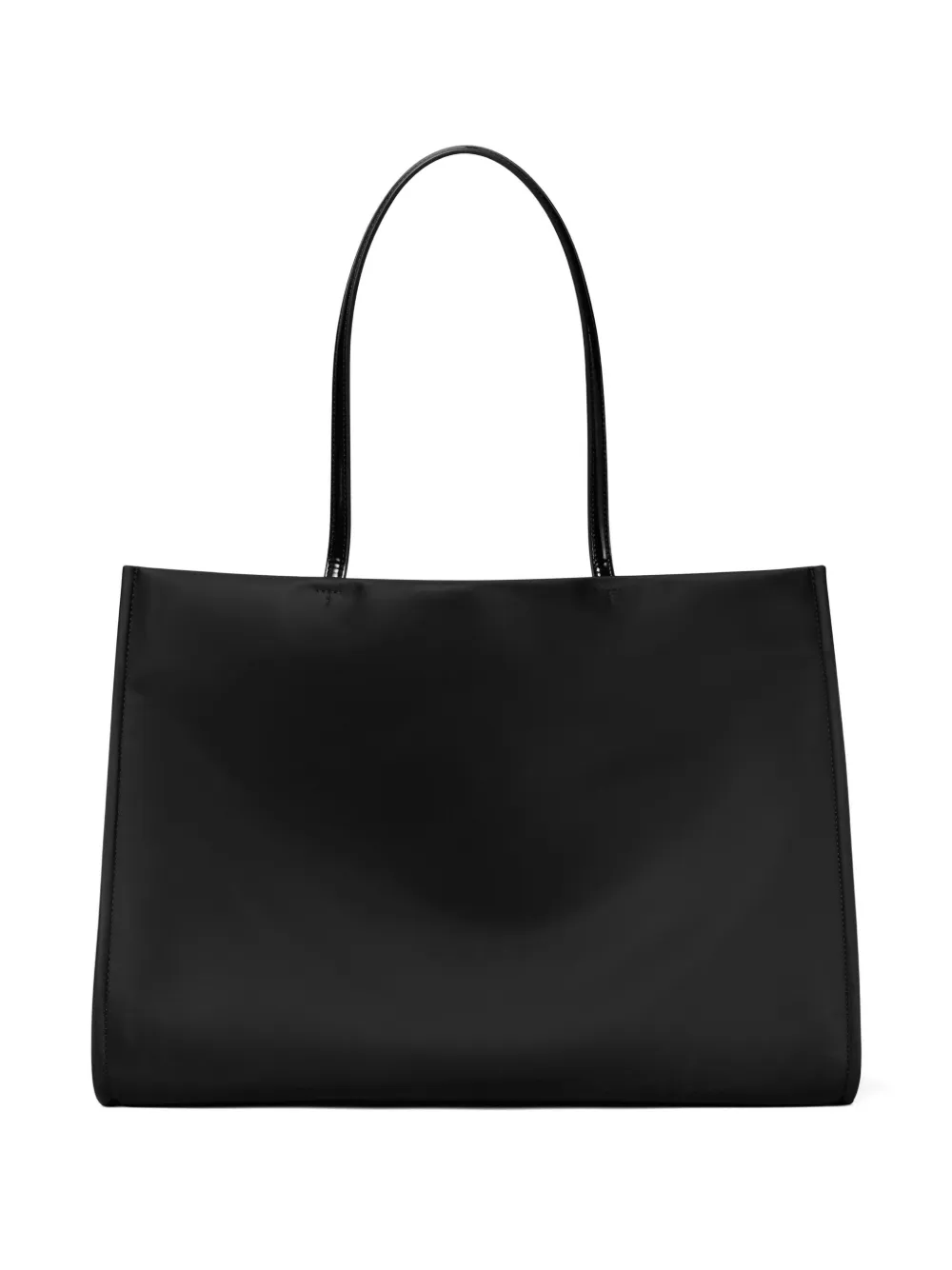 Tory Burch Grote Ella lakleren shopper met logo-reliëf - Zwart