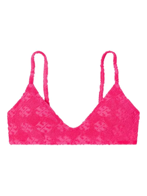 Tory Burch terry-cloth bikini top