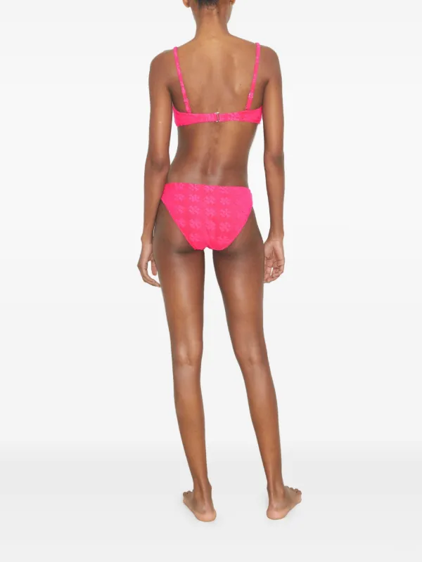 Tory Burch terry-cloth Bikini Top | Pink | FARFETCH