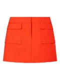 Tory Burch front pocket mini skirt - Red