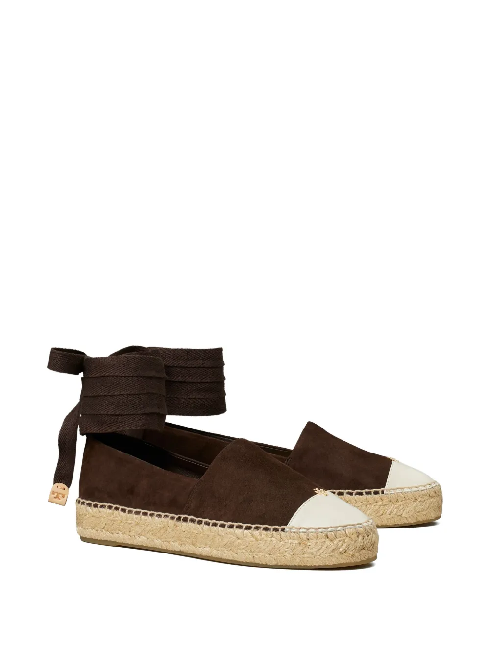 Tory Burch espadrilles en daim | espadrilles à talon | Image 2