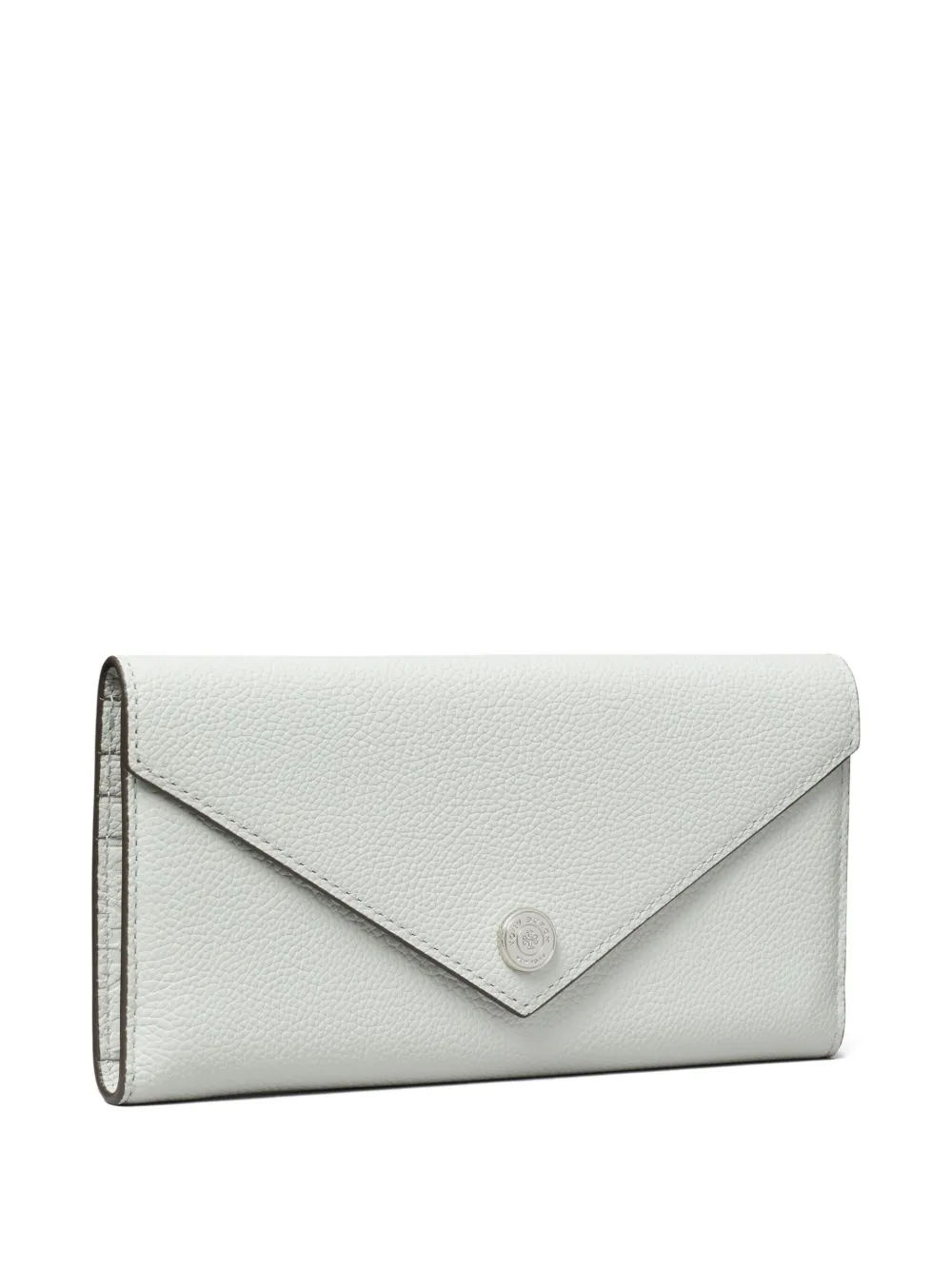 Tory Burch Envelop portemonnee van bewerkt leer - Grijs