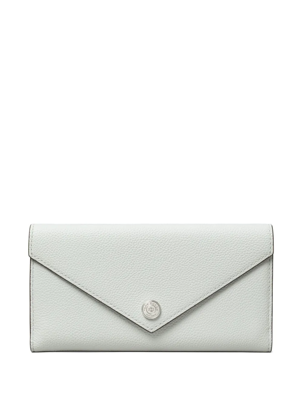 Tory Burch pebbled-leather envelope wallet | Grey | Image 1