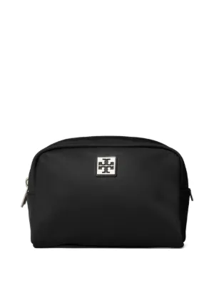 Agnès b. logo-embroidered Zip Pouch | Black | FARFETCH CA