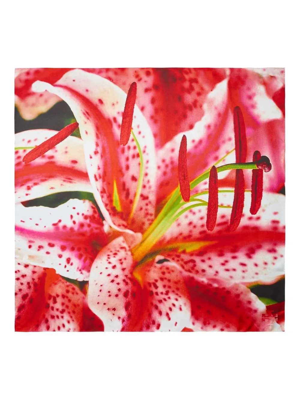 Tory Burch Lily zijden sjaal - Roze