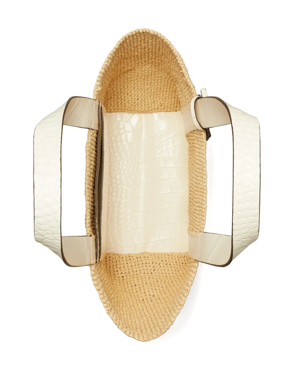Tory Burch Shopper met logo Beige