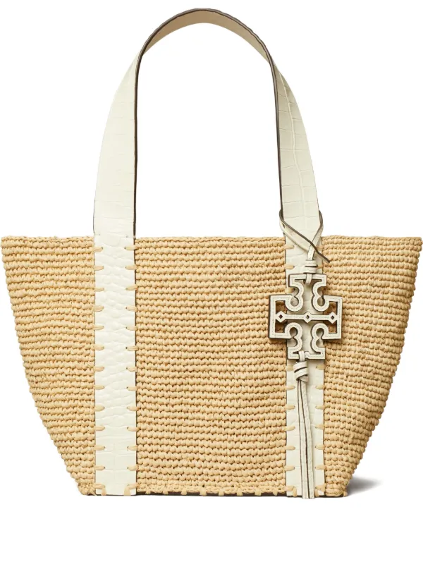Woven Straw Small Straw Bags Tory Burch Small Straw Tote Bag