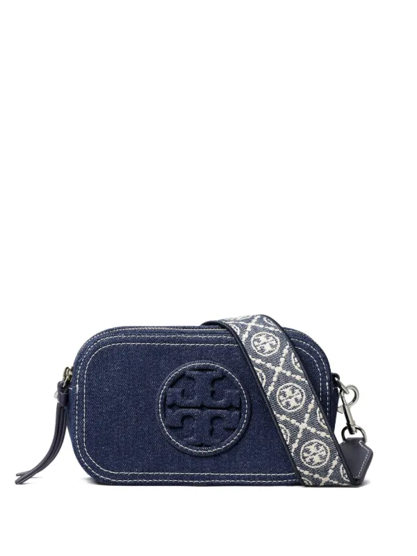Tory Burch Mini Miller Cross Body Bag Blue FARFETCH UZ