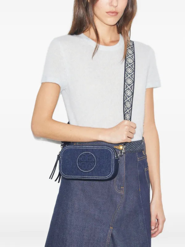 Tory Burch Mini Miller Cross Body Bag | Blue | FARFETCH