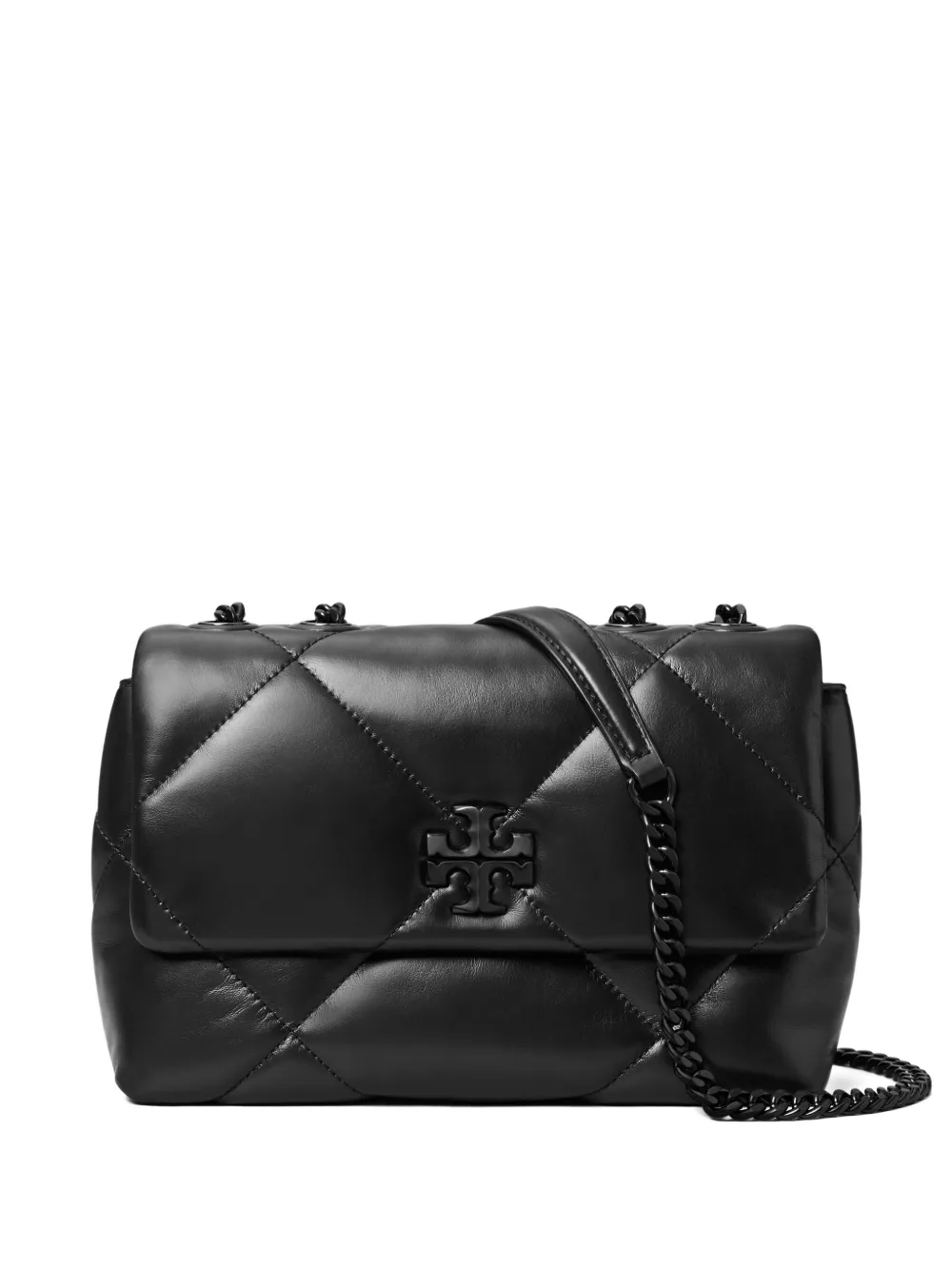 Tory Burch Kira レザーショルダーバッグ - ブラック Tory Burch Kira レザーショルダーバッグ - ブラック