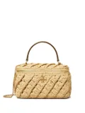 Tory Burch Kira braided handbag - Neutrals