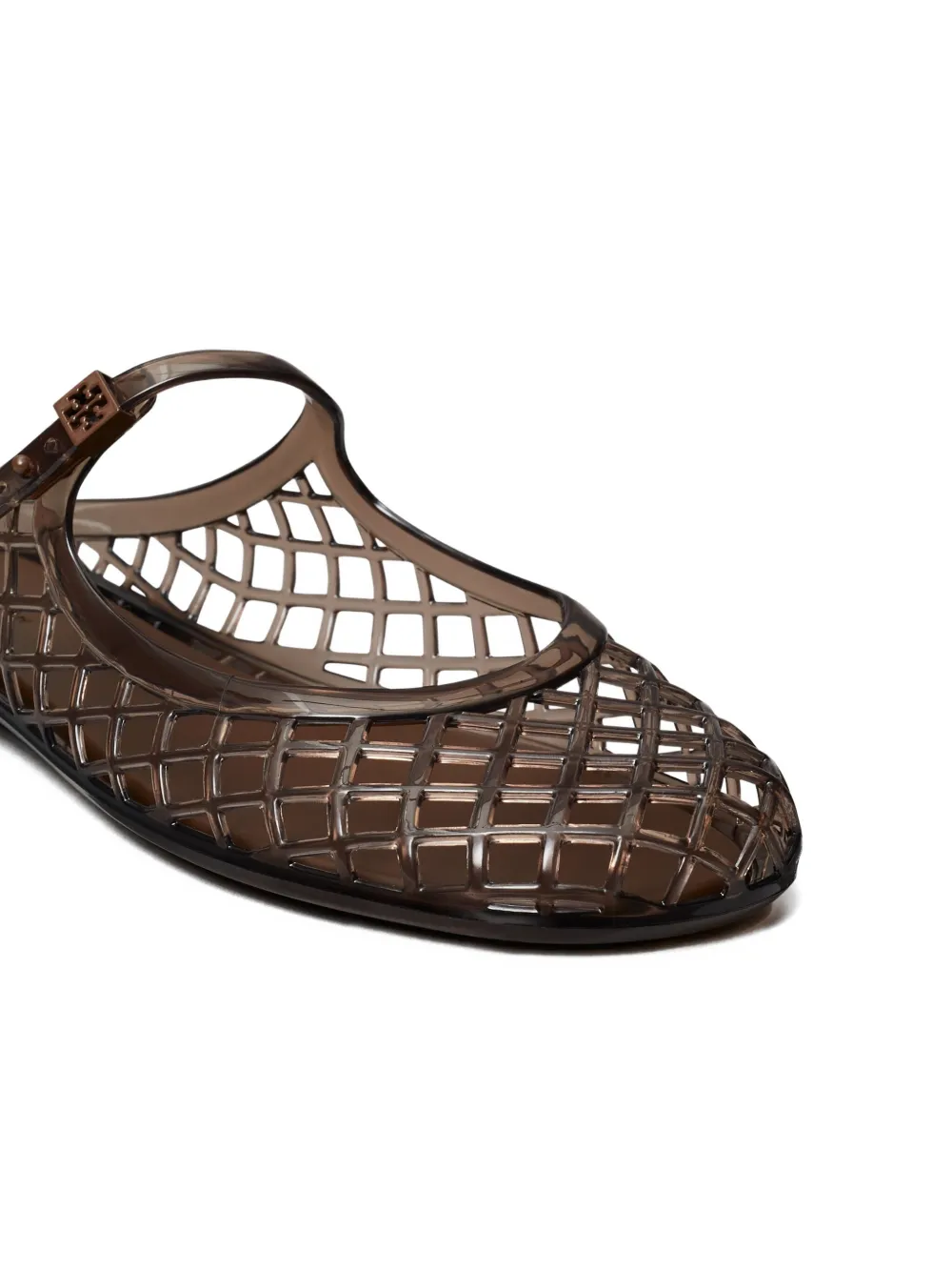 Tory Burch perforated-design slides Brown