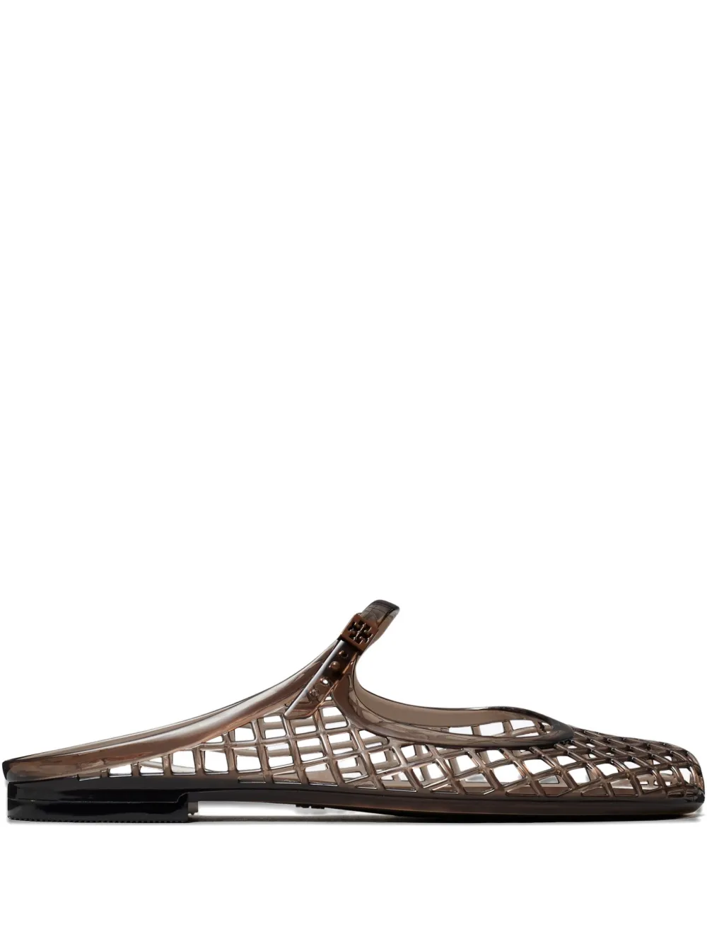 Tory Burch perforated-design slides | Brown | Image 1
