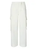 Tory Burch belted cargo pants - White
