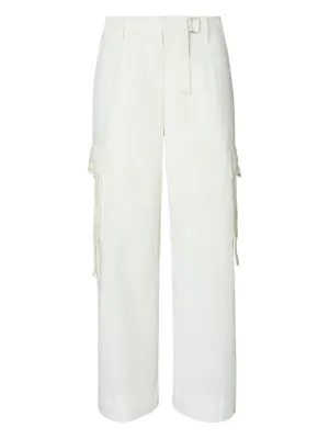 パンツ TORY BURCH Women Straight Pants 168289111 WHITE High-Rise Straight Jean: Women's Designer Bottoms | Tory Burch