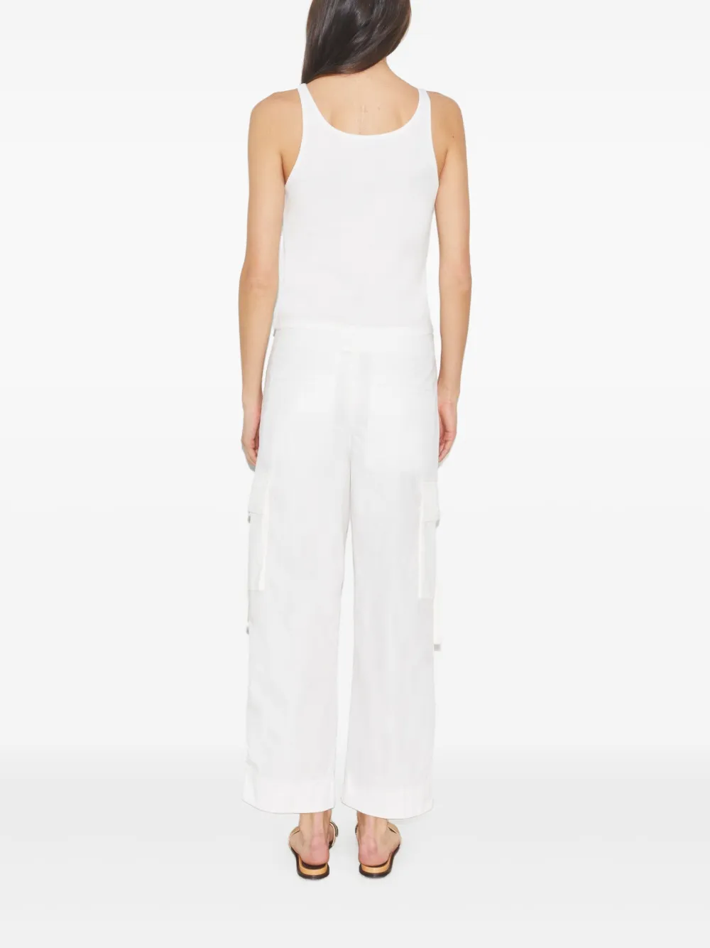 Shop Tory Burch Belted Cargo Pants