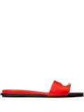 Tory Burch Pierced open-toe slide sandals - Red