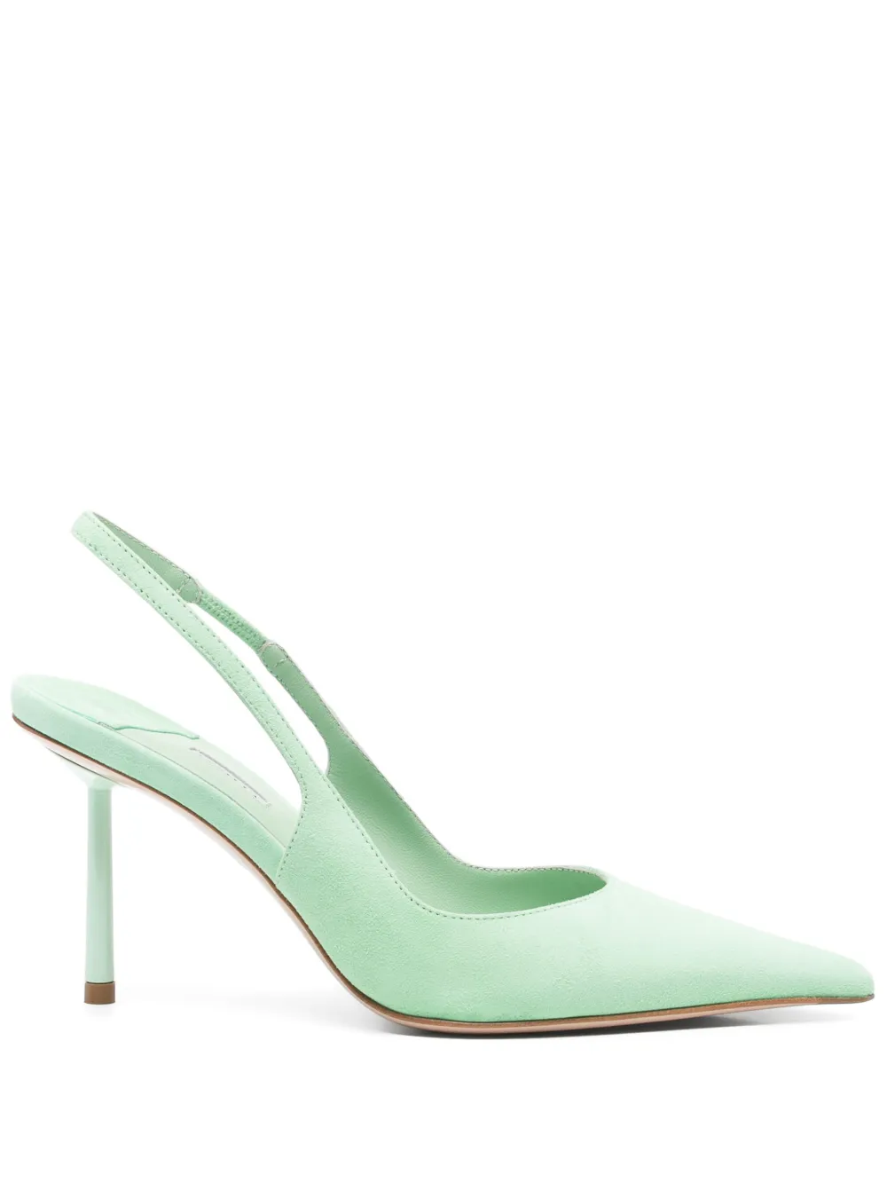 Le Silla 90mm leather pumps Green