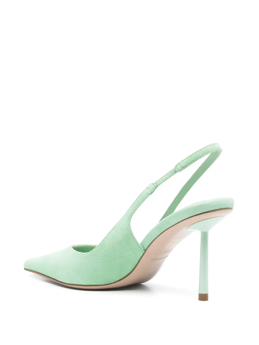 Le Silla 90mm leather pumps Green