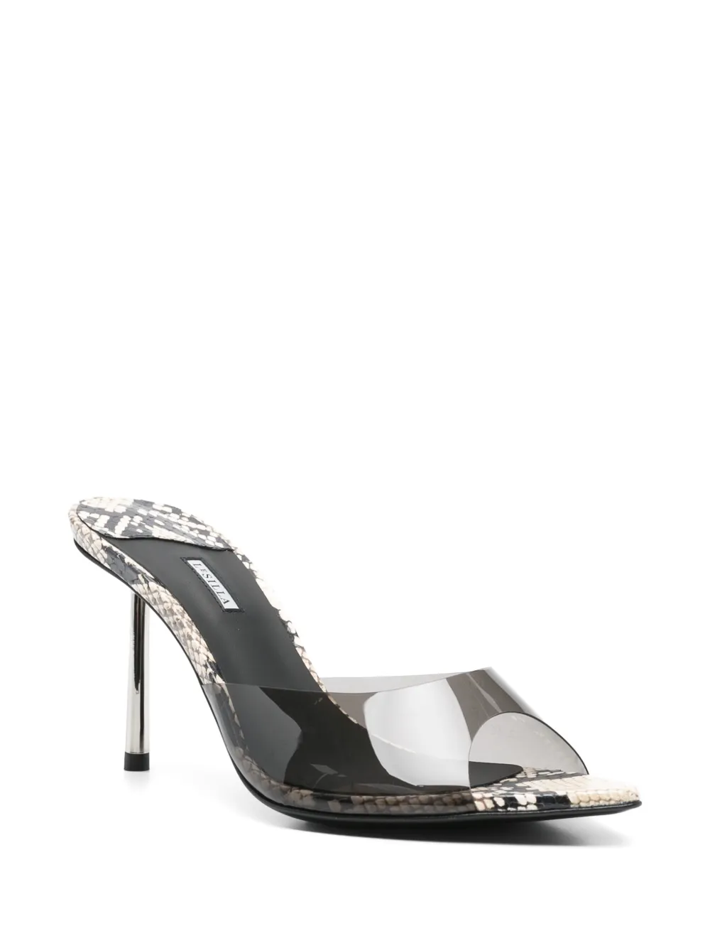 Le Silla 90mm leather sandals Black