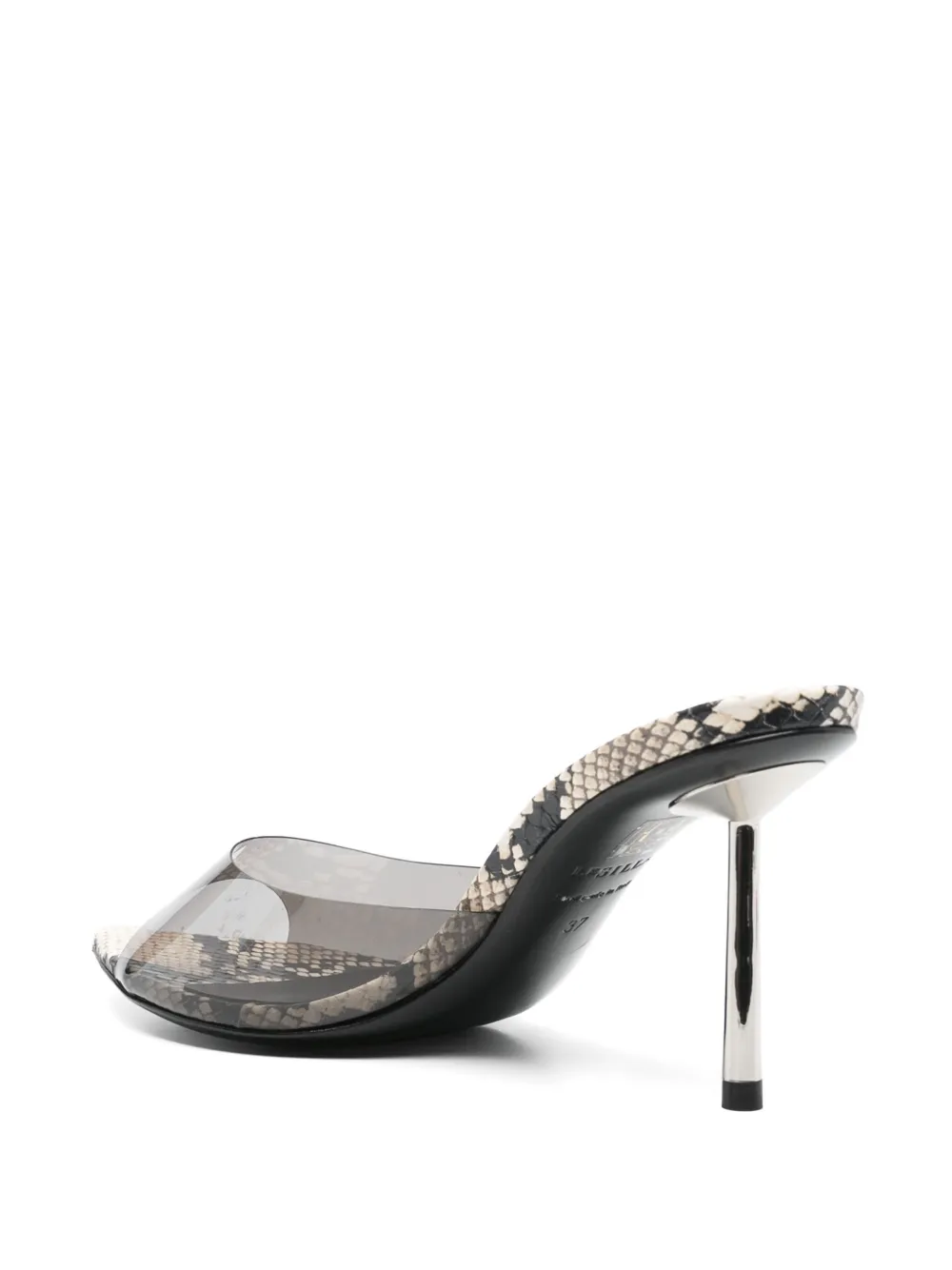 Le Silla 90mm leather sandals Black