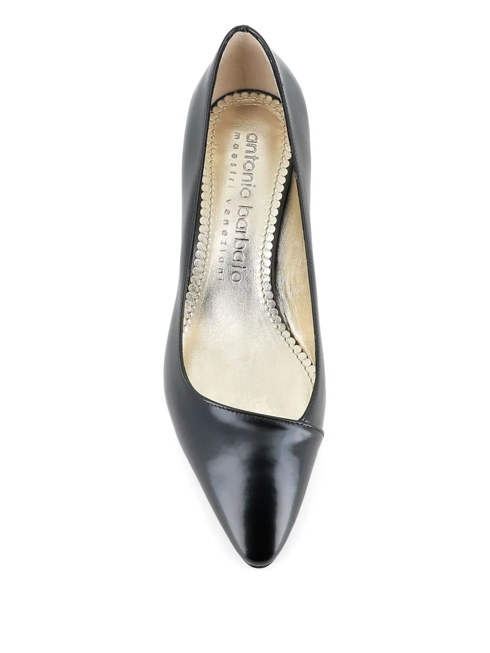 Antonio Barbato Maestri Veneziani leather pumps Zwart