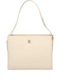 Tommy Hilfiger structured leather tote bag - Neutrals