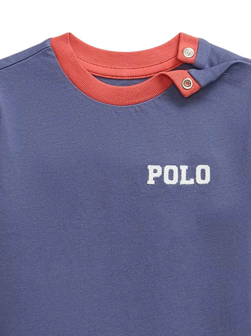 POLO RALPH LAUREN KIDS Katoenen T-shirt met logoprint Blauw