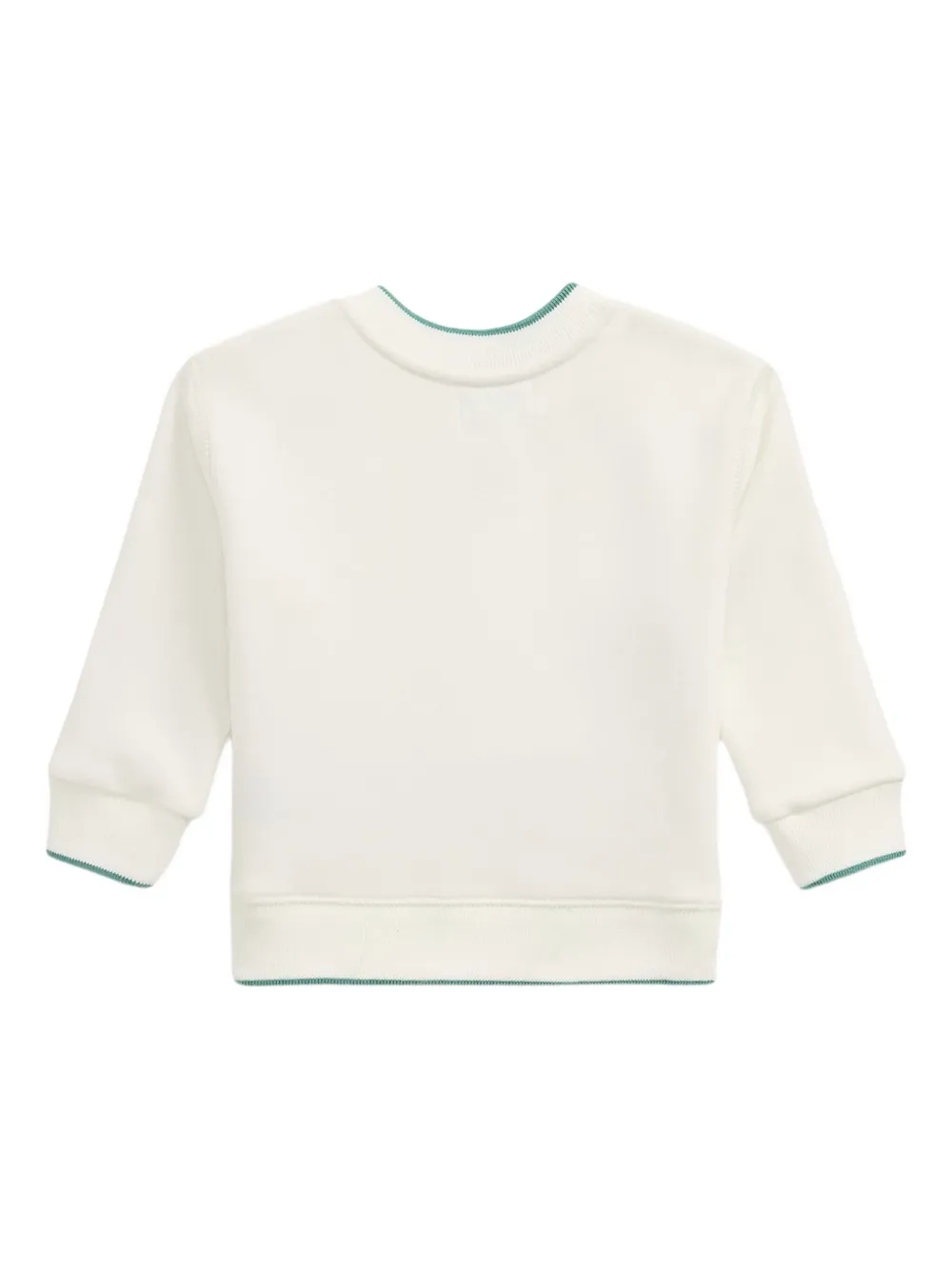 POLO RALPH LAUREN KIDS Katoenen sweater met logoprint Wit