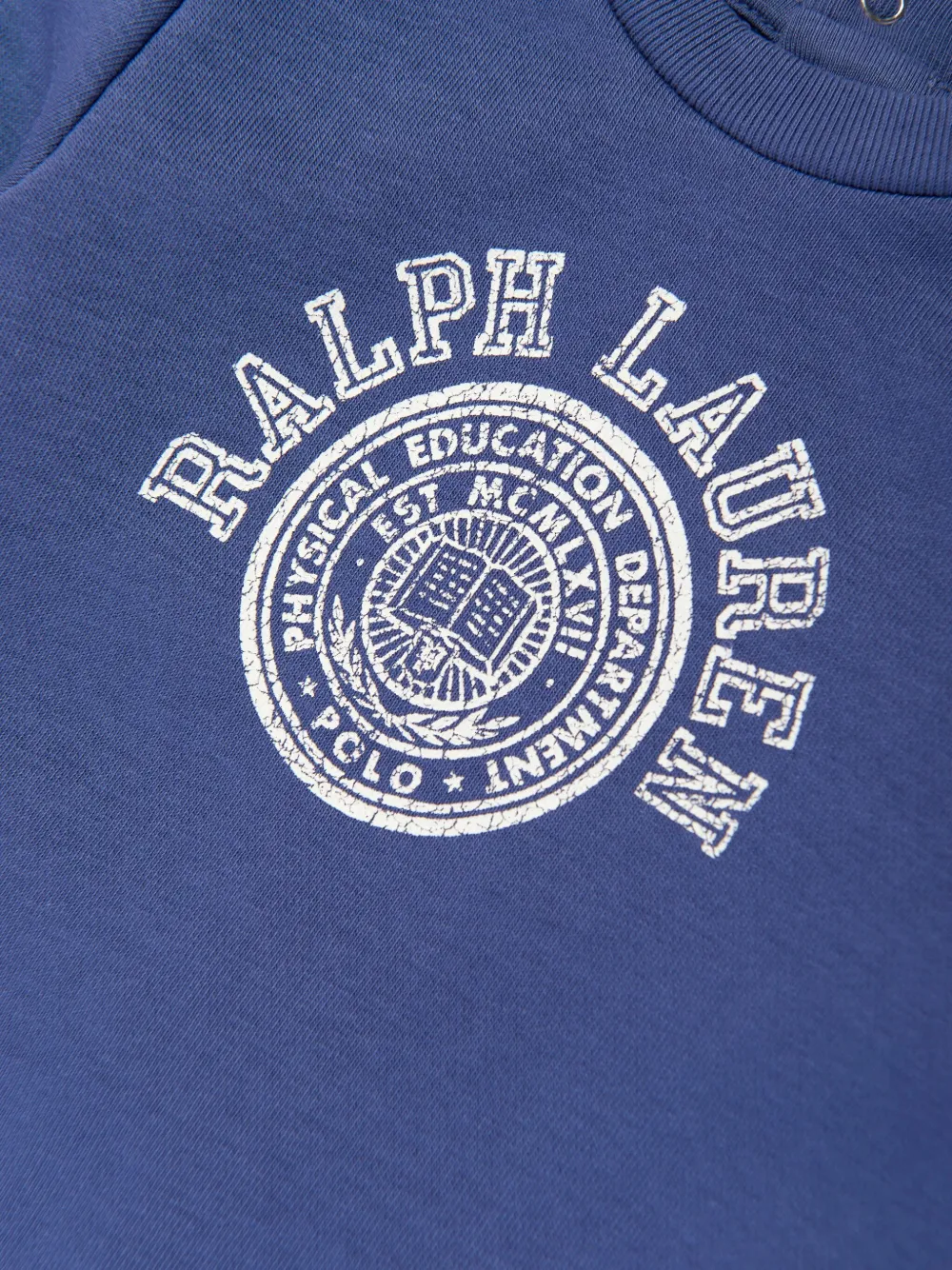 POLO RALPH LAUREN KIDS Jersey romper Blauw
