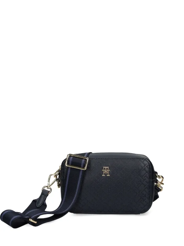 ネイビー ショルダーバッグ エンボスロゴ Tommy Hilfiger ロゴエンボス ショルダーバッグ | ブルー | FARFETCH JP