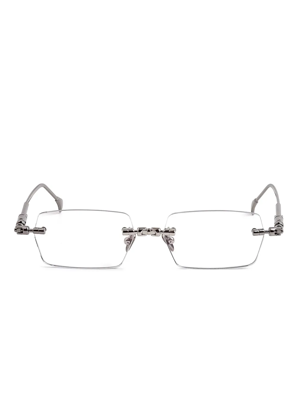 Kuboraum H61 rectangle-frame glasses | Grey | Image 1