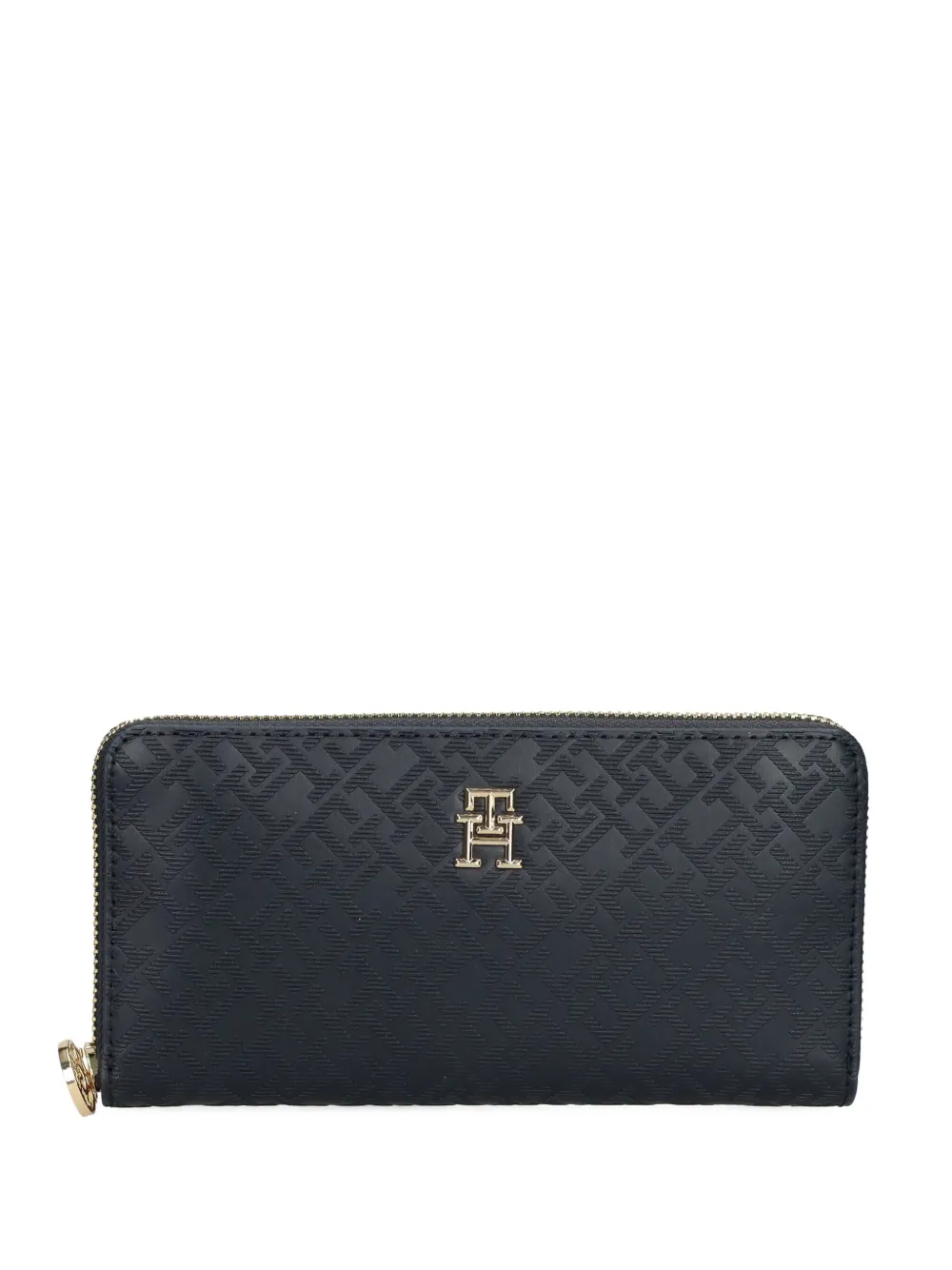 Tommy Hilfiger TH Monogram logo-plaque zip-around wallet | Blue | Image 1