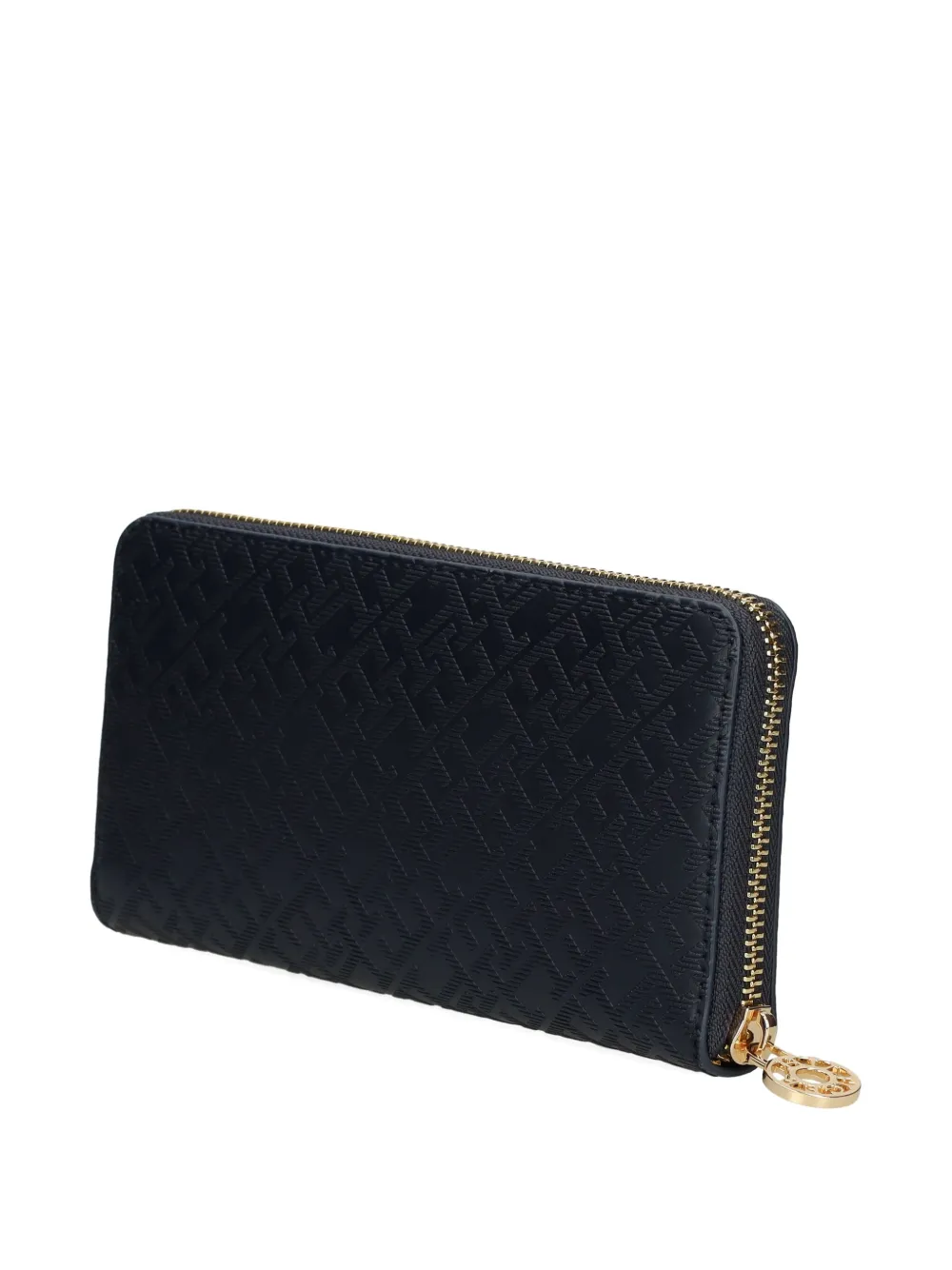 Tommy Hilfiger Portemonnee met logoplakkaat Blauw