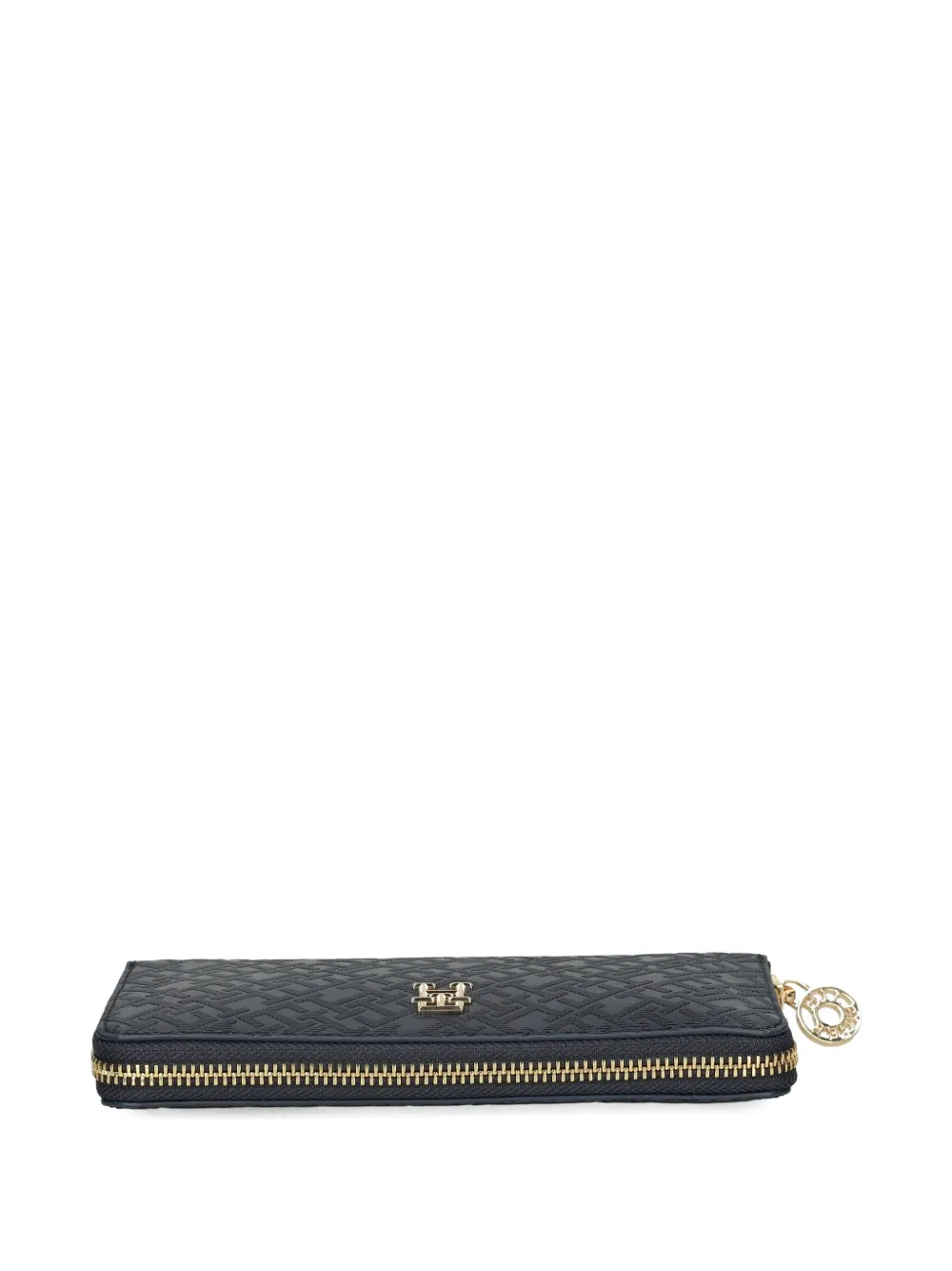 Tommy Hilfiger Portemonnee met logoplakkaat Blauw