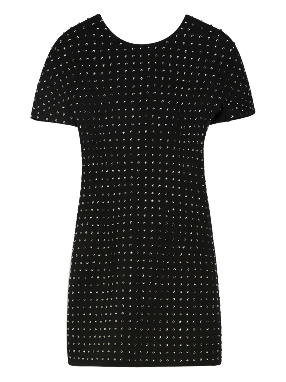rhinestone-embellished mini dress