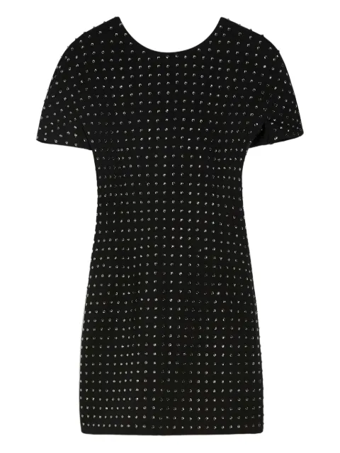 Sportmax rhinestone-embellished mini dress 