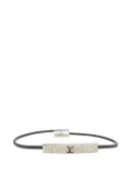Louis Vuitton Pre-Owned 2023 Palladium Plated and Leather Champs Elysees Bracelet costume bracelet - Black
