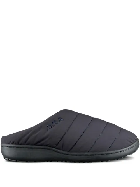 A.P.C. x Subu quilted sandals