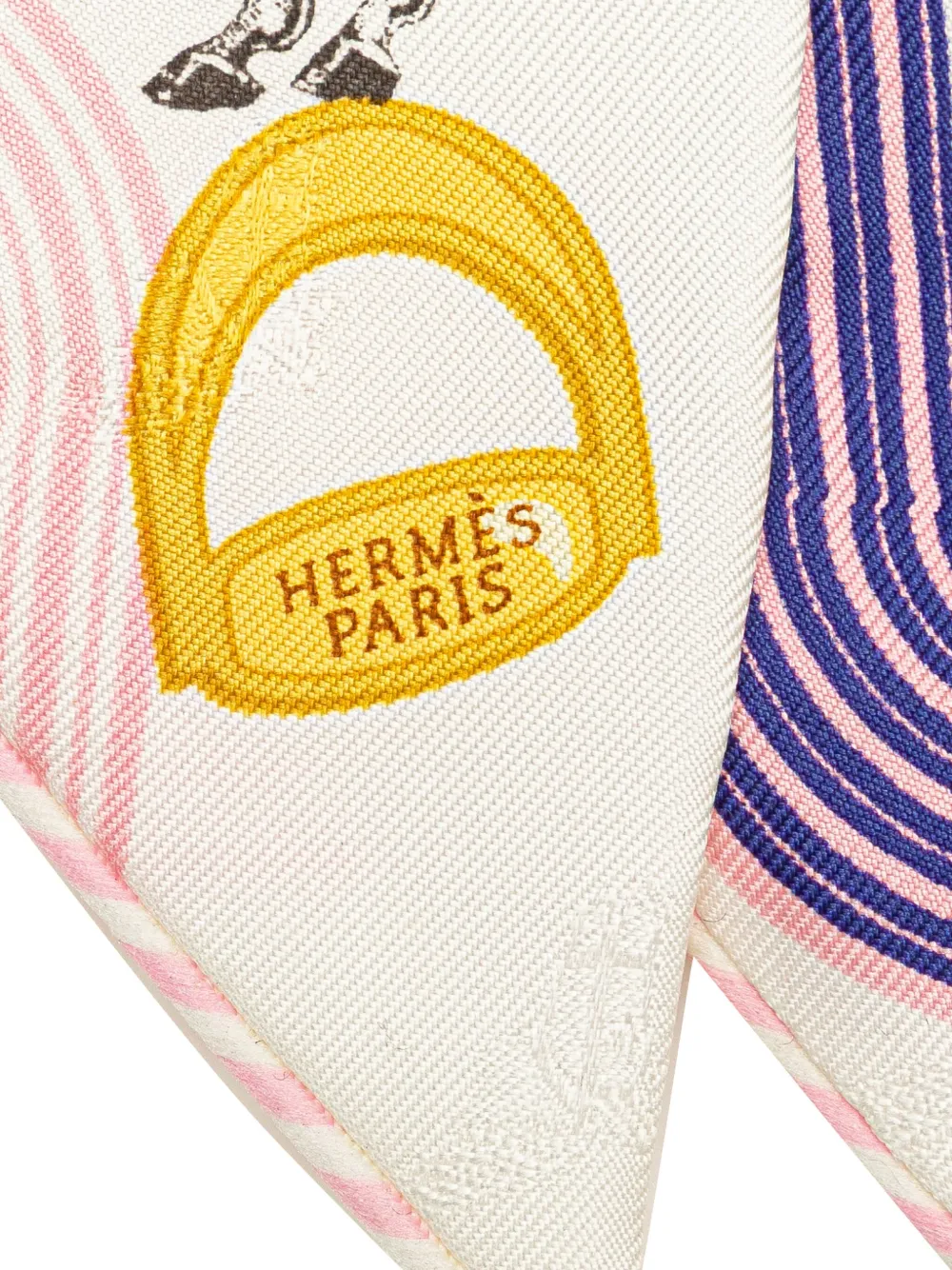 Pre-owned Hermes 2020-2025 Garde Robe Pop Silk Twilly Scarf Scarves