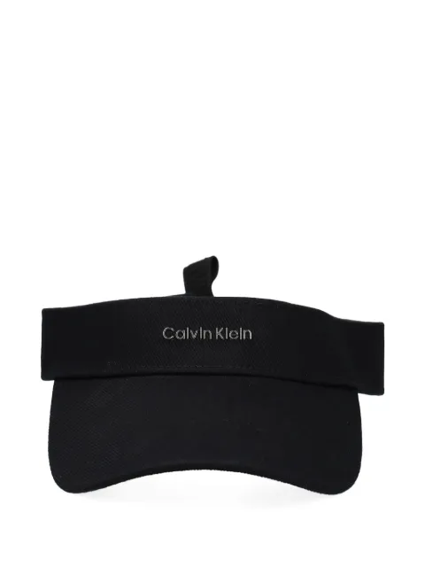Calvin Klein logo-plaque visor