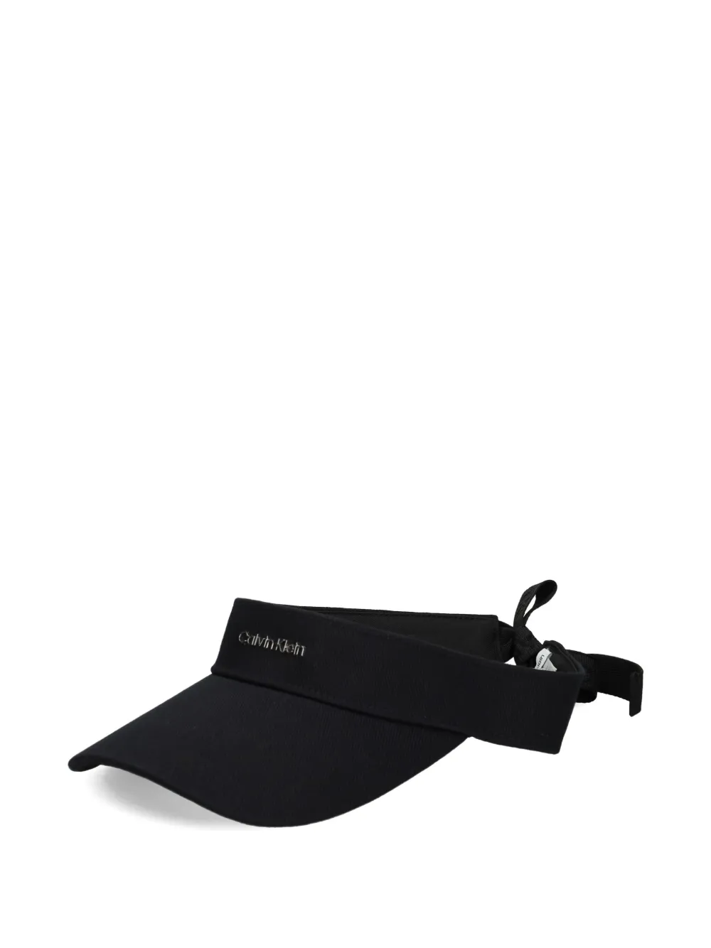 Calvin Klein Zonneklep met geborduurd logo Zwart