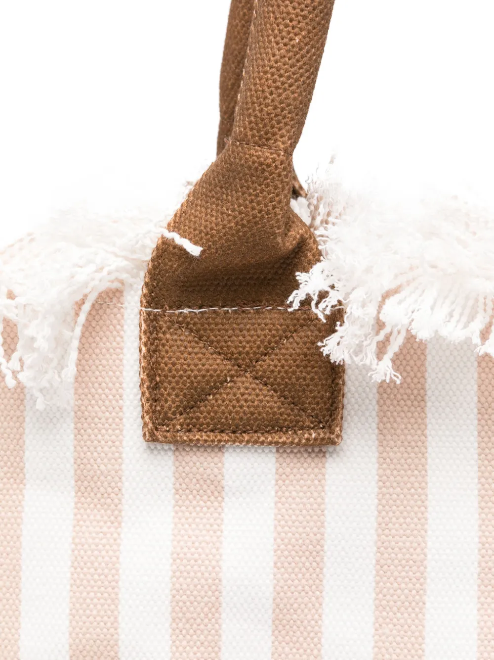 MC2 Saint Barth Katoenen shopper Beige